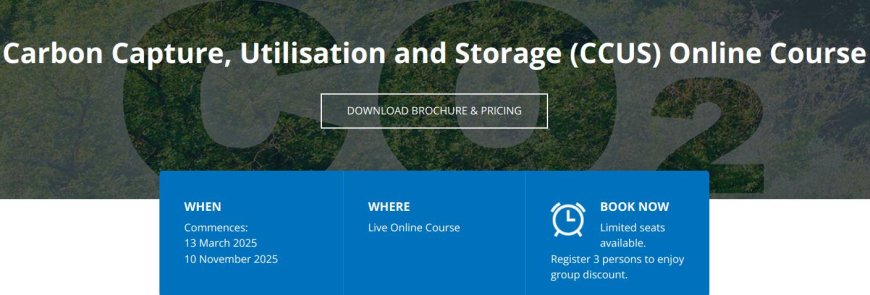 CCUS Masterclass: Technology, Economics, Deployment Strategies