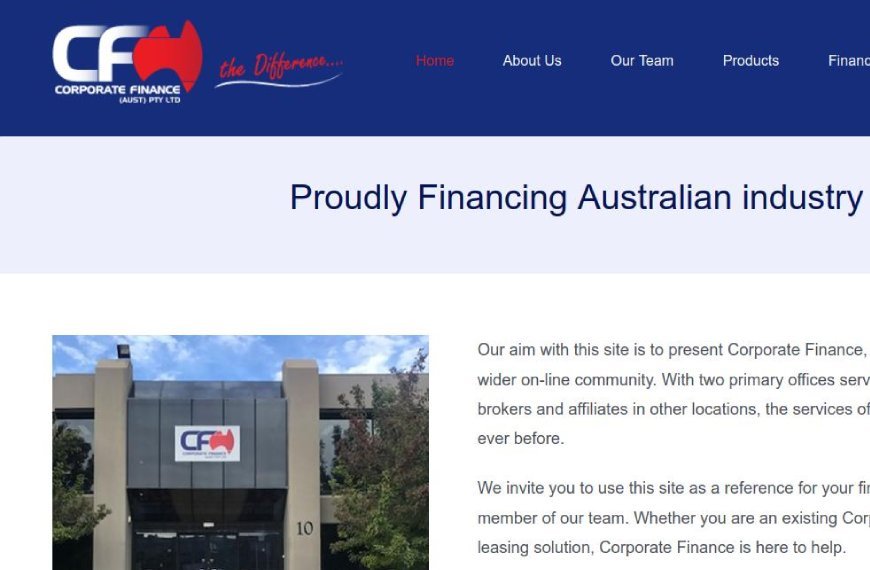 Corporate Finance (Aust.) Pty Ltd