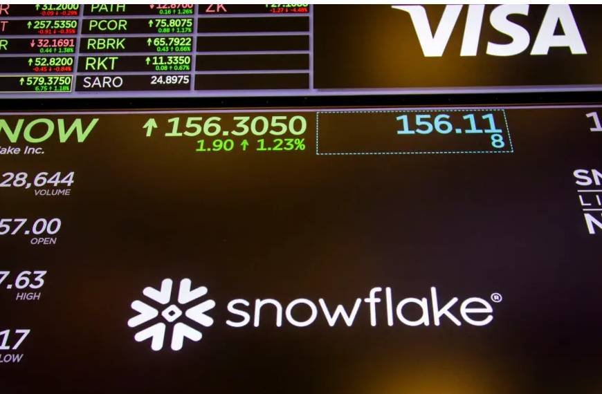 Snowflake shares soar to highest level in over a year as revenue tops $1 billion for first time