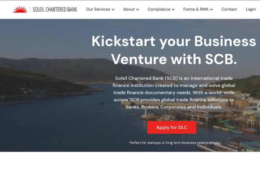 Soleil Rdg Management Soleil Chartered Bank (SCB) - Private Banking, Investment banking ...