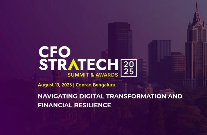 CFO StraTech 2025 Bengaluru: Where the Future of Finance Takes the Stage Bengaluru, August 13, 2025