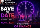KINFOS EVENTS LAUNCHES AGENTIC AUTOMATION IN FINANCE SUMMIT CANADA