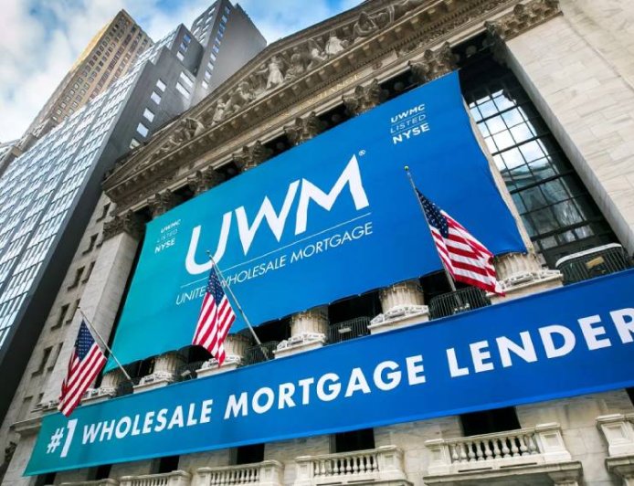 United Wholesale Mortgage plunges 35% after suspending dividend and raising capital