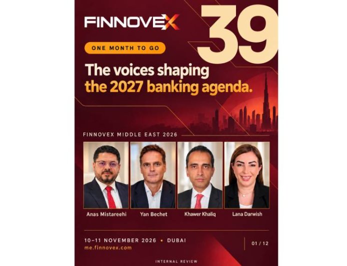 FINNOVEX Returns to Dubai for Chapter 39, Uniting Financial Leaders to Shape the Connected Financial Ecosystem of 2027